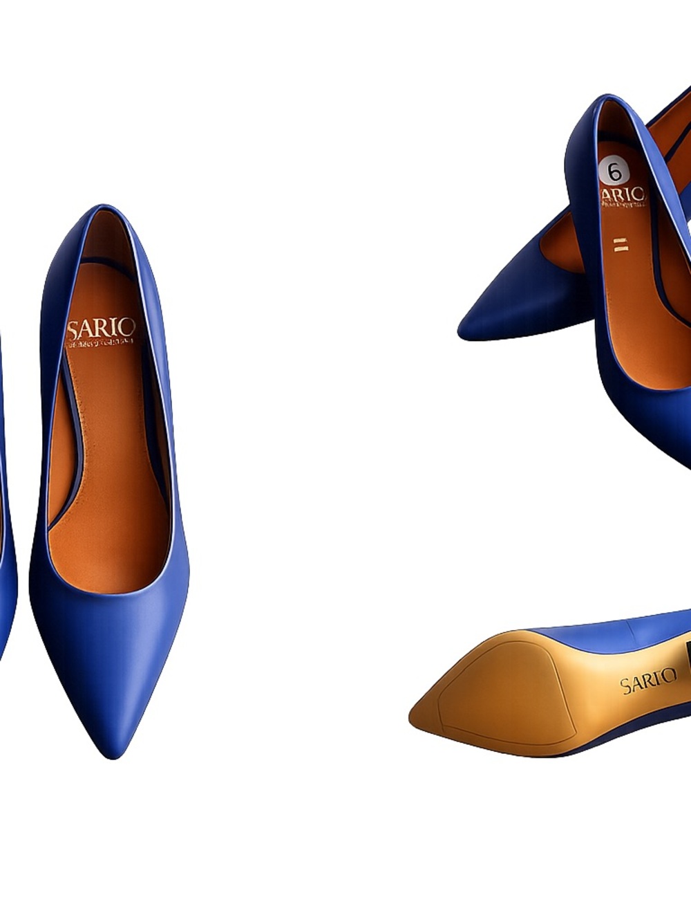 Sarto Franco Sarto Cobalt Blue Pointed Toe Heels Size 6